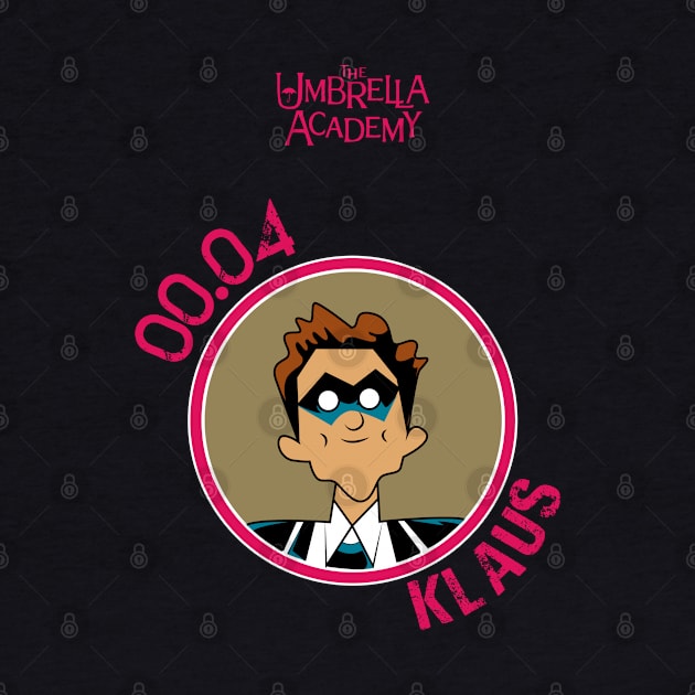 UMBRELLA ACADEMY: KLAUS CARTOON (PINK) by FunGangStore